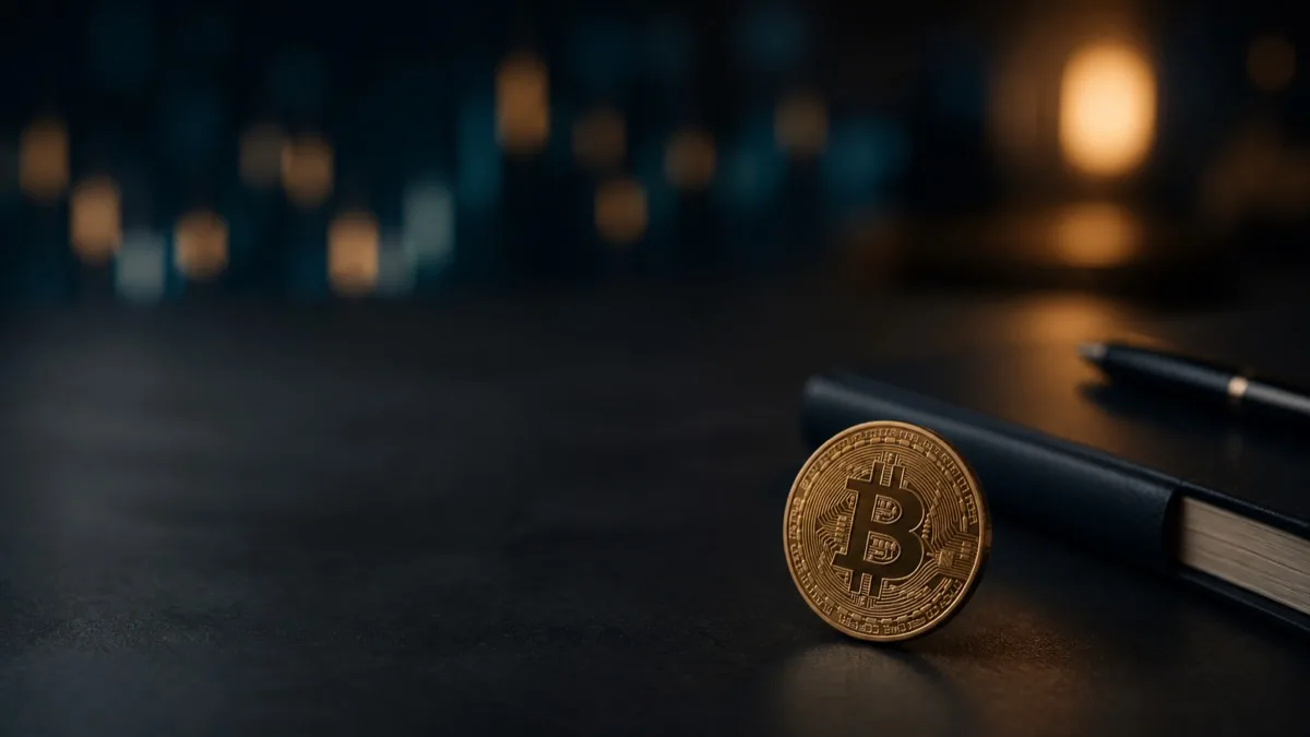 AI-generated illustration of a secure crypto trading workspace